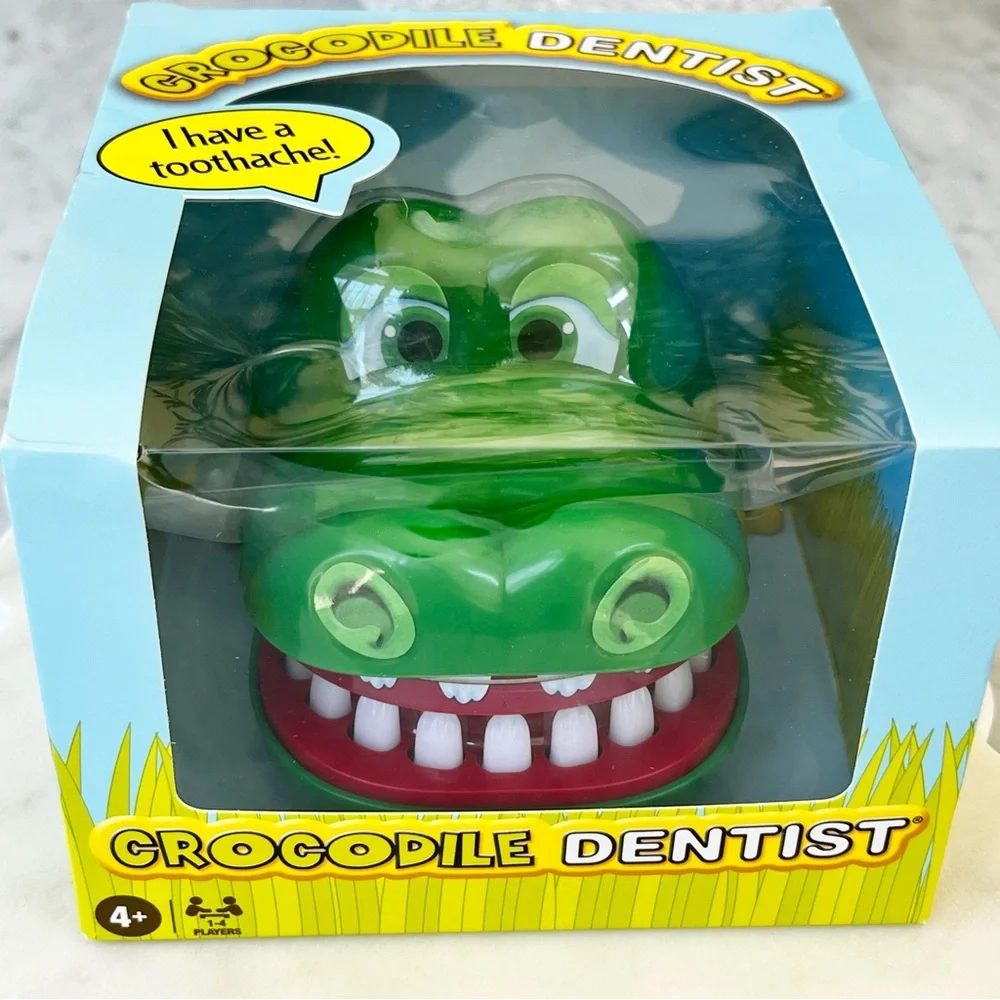 Crocodile Dentist Game - Green Croc Tooth Game